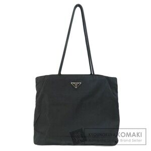 Prada logo tote bag Black
